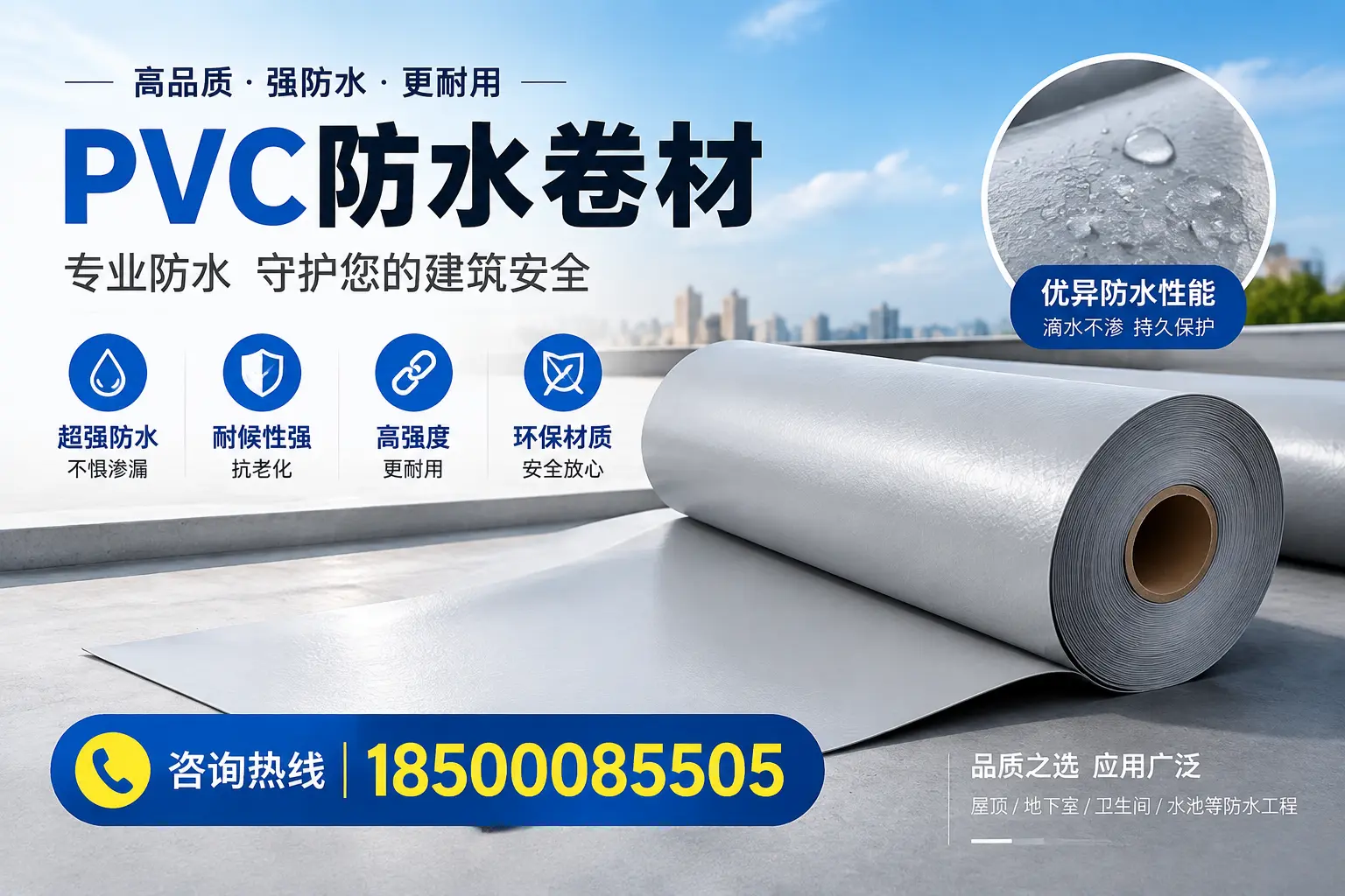 宝鸡地区pvc防水卷材的市场现状与发展趋势